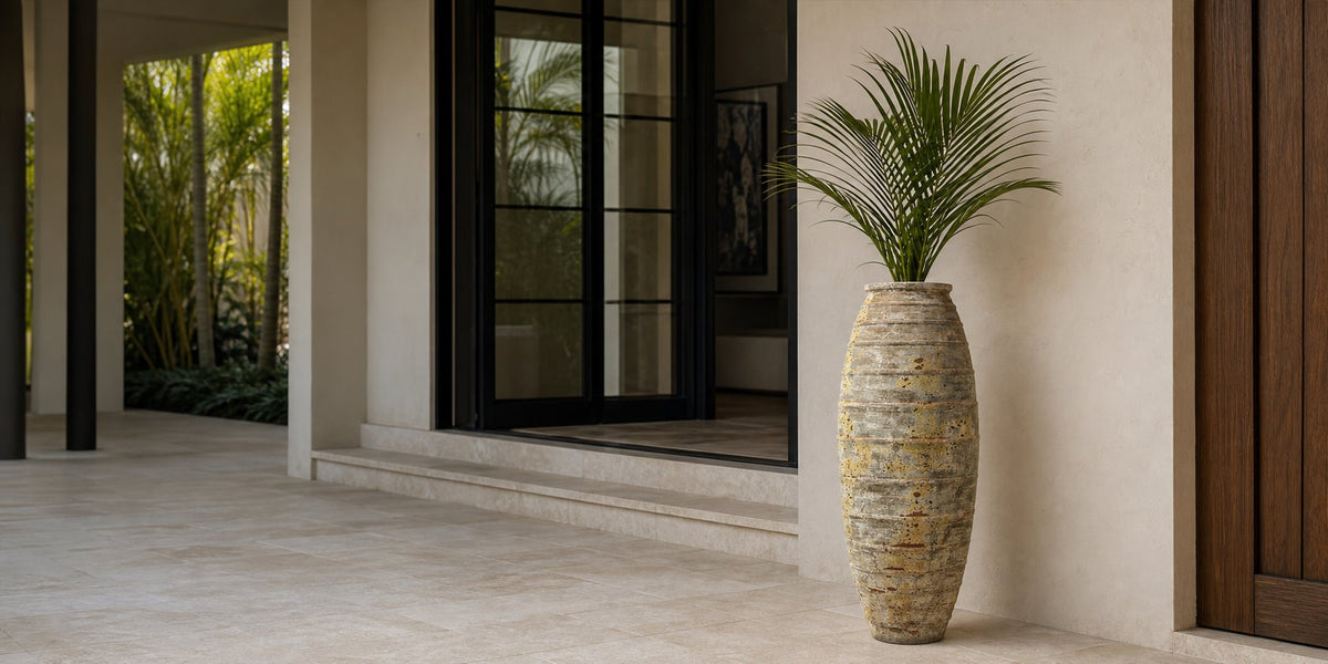 Grand Canyon planter in a South Florida architectural gallery, Signature Collection