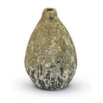 Row Small handmade Vietnamese vase, Savana finish