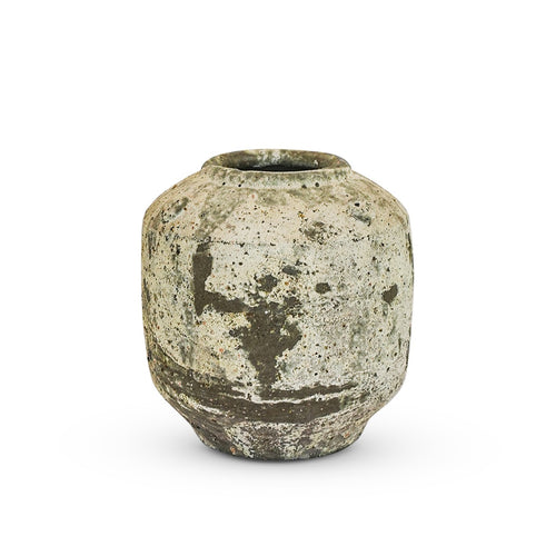 Axton handmade Vietnamese vase, wood-fired stoneware — Horizon Pottery
