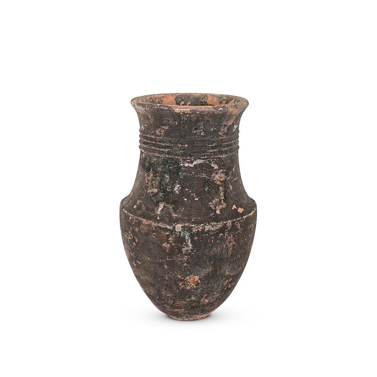Yellowstone handmade Vietnamese vase, wood-fired stoneware — Horizon Pottery