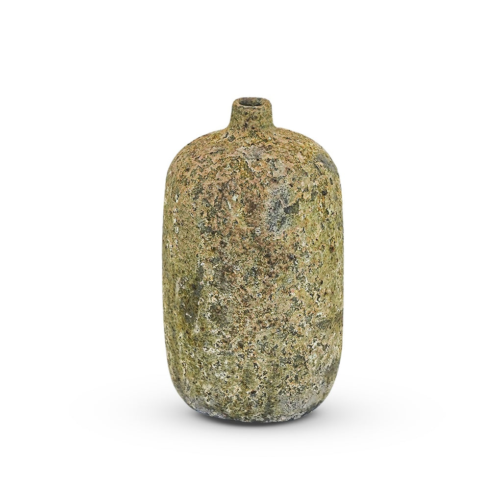 Row handmade Vietnamese vase, wood-fired stoneware — Horizon Pottery